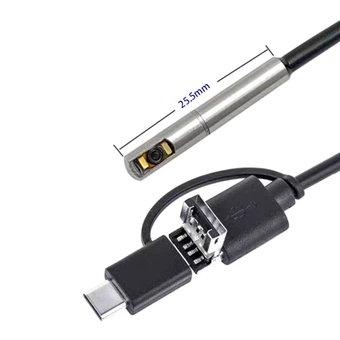 Breiðhorn hliðar útsýni yfir endoscope